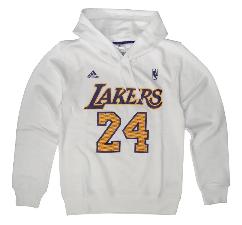 Adidas Sudadera NBA Lakers Bryant Nº 24 Game Time (blanco)