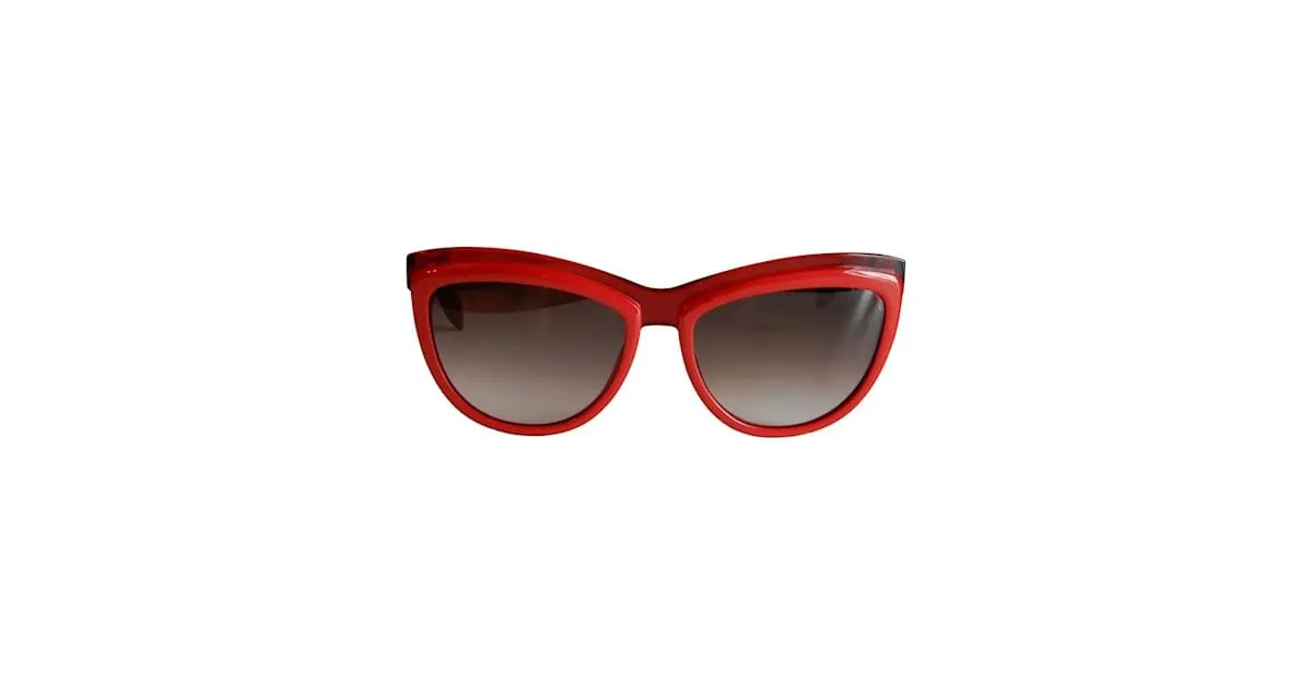 ALEXANDER MCQUEEN Gafas de sol T.  el plastico Roja 