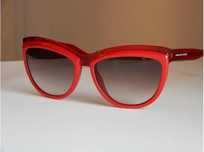 ALEXANDER MCQUEEN Gafas de sol T.  el plastico Roja 