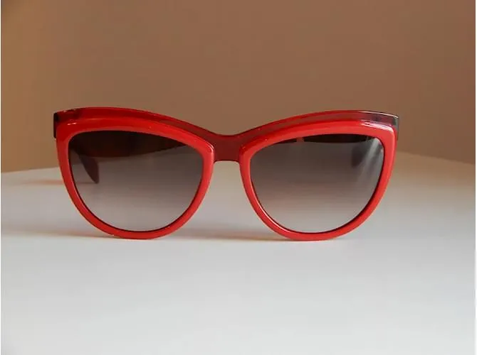 ALEXANDER MCQUEEN Gafas de sol T.  el plastico Roja 