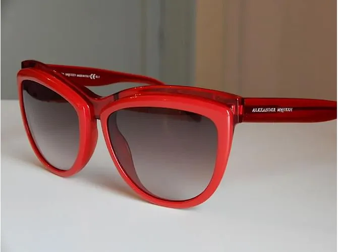 ALEXANDER MCQUEEN Gafas de sol T.  el plastico Roja 