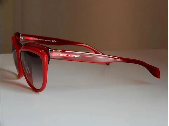 ALEXANDER MCQUEEN Gafas de sol T.  el plastico Roja 