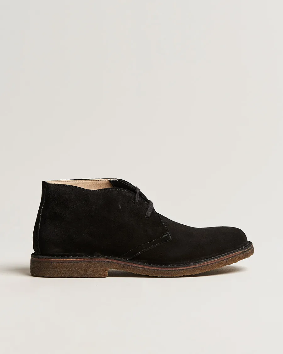 Astorflex Greenflex Desert Boot Black Suede