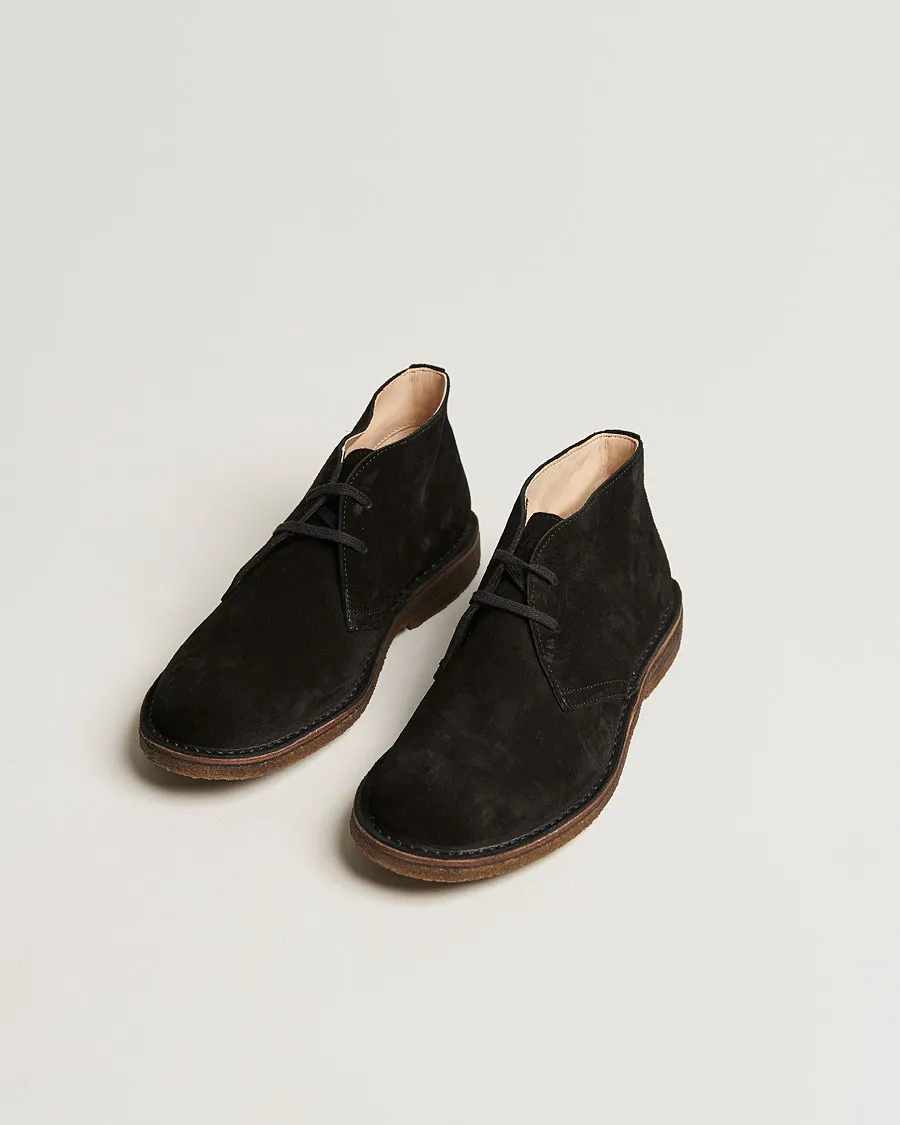 Astorflex Greenflex Desert Boot Black Suede