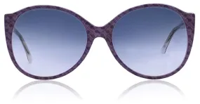 Autre Marque Gafas de sol vintage con logo Oliva lila G/17 58/11 140 mm Púrpura 