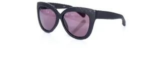 Autre Marque Linda Farrow Lujo, Gafas de sol estilo ojo de gato con piel de serpiente en negro. 