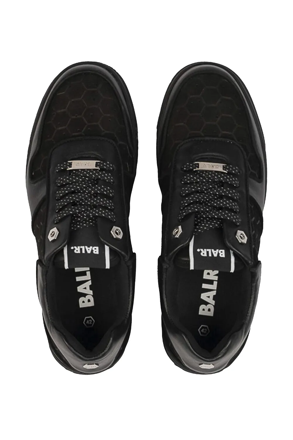 Balr Zapatillas Debossed Hex Sneaker Jet Black