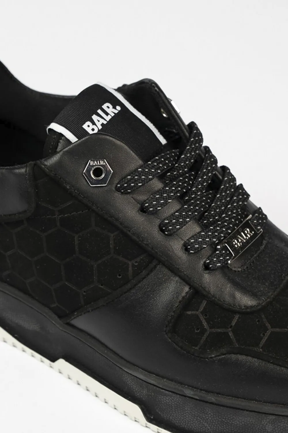 Balr Zapatillas Debossed Hex Sneaker Jet Black