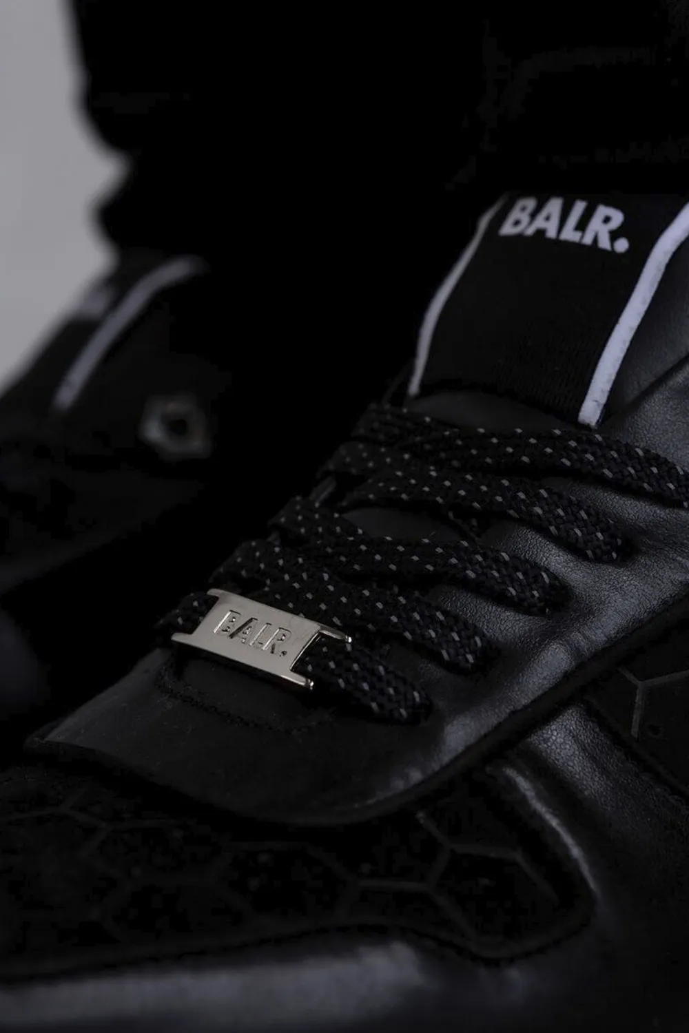 Balr Zapatillas Debossed Hex Sneaker Jet Black