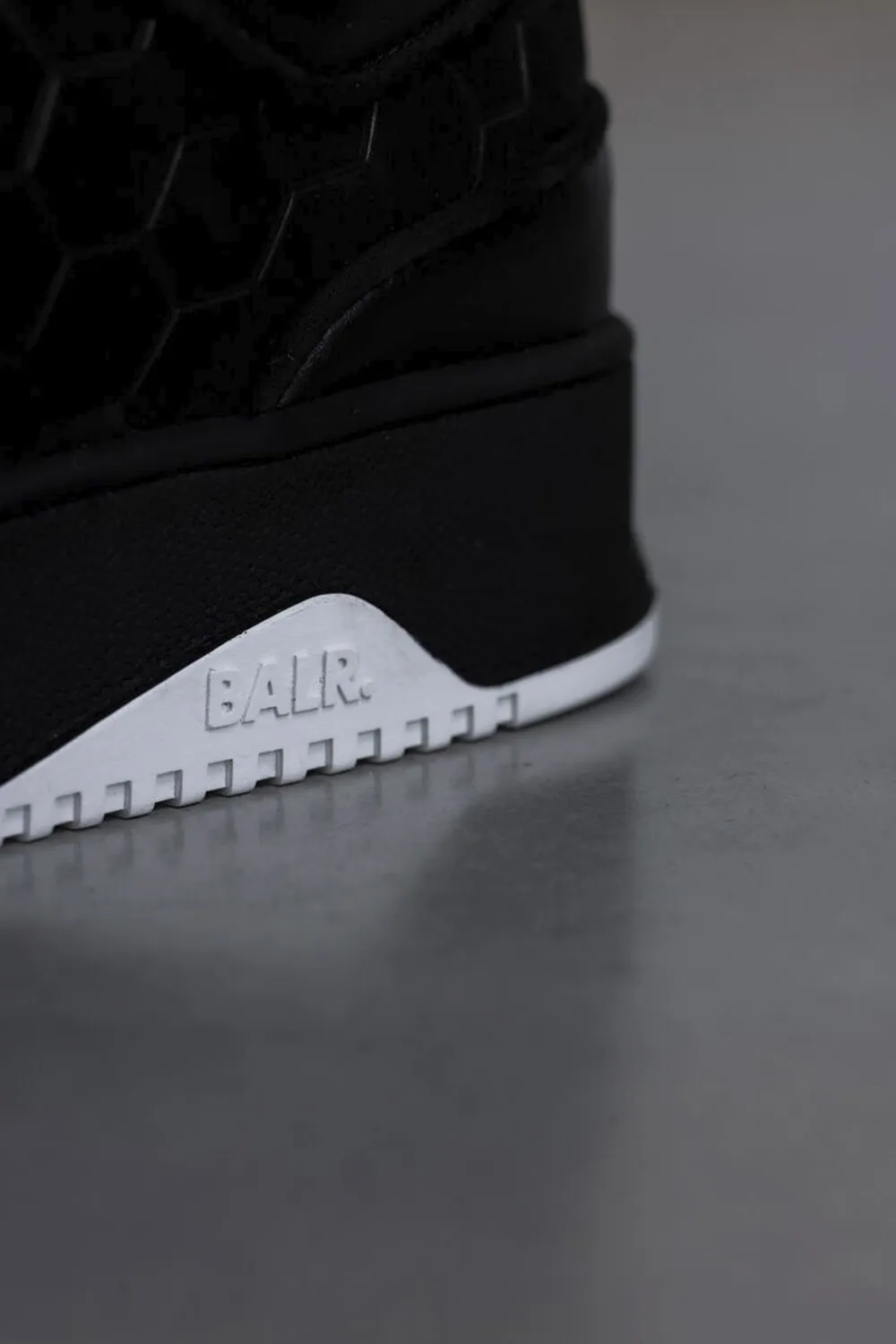 Balr Zapatillas Debossed Hex Sneaker Jet Black