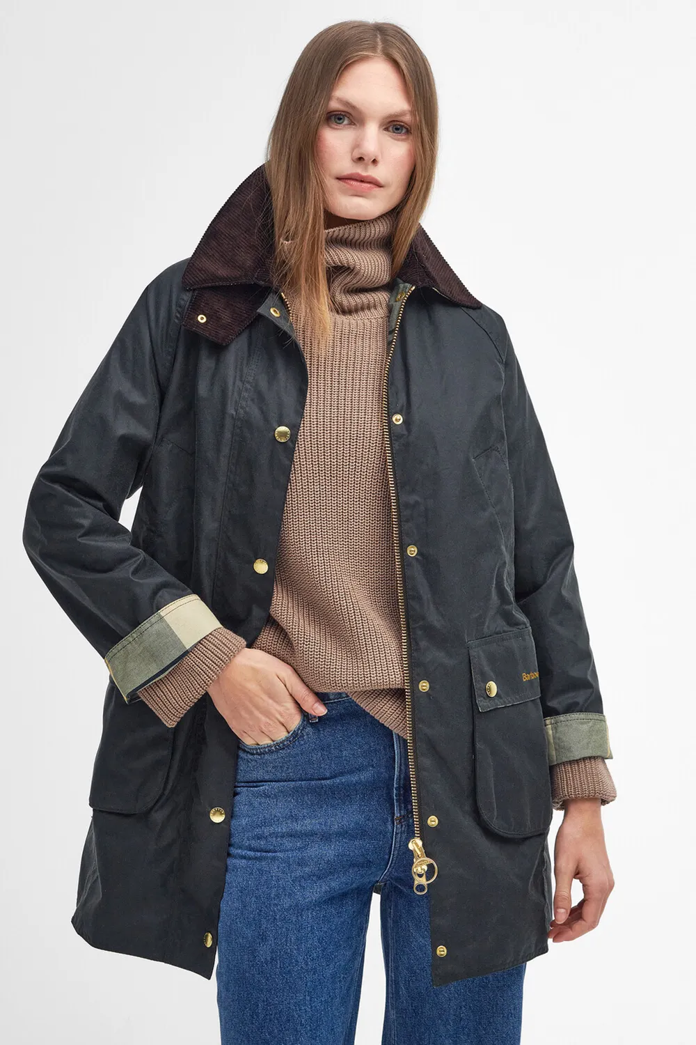 Barbour Chaqueta Long Beadnell® Wax