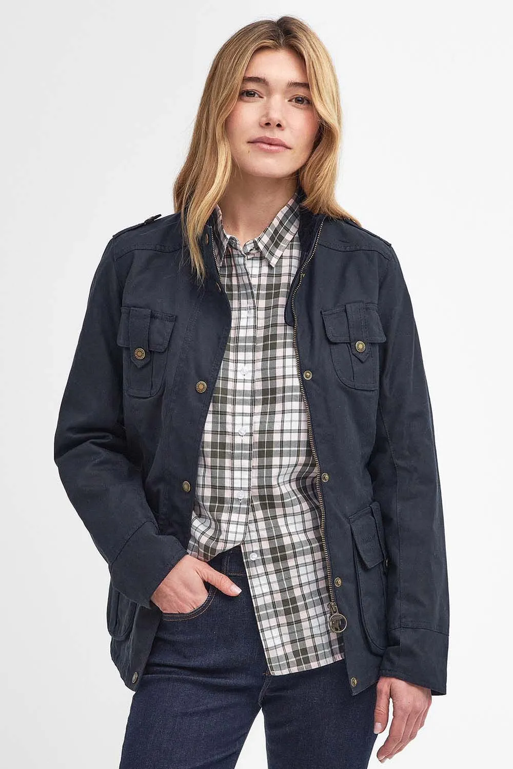 Barbour Chaqueta Winter Defence Wax