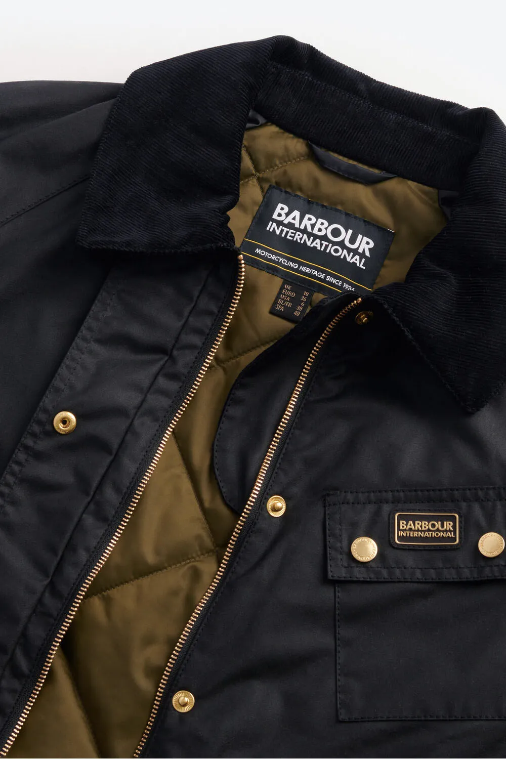 Barbour International Chaqueta McClain Wax