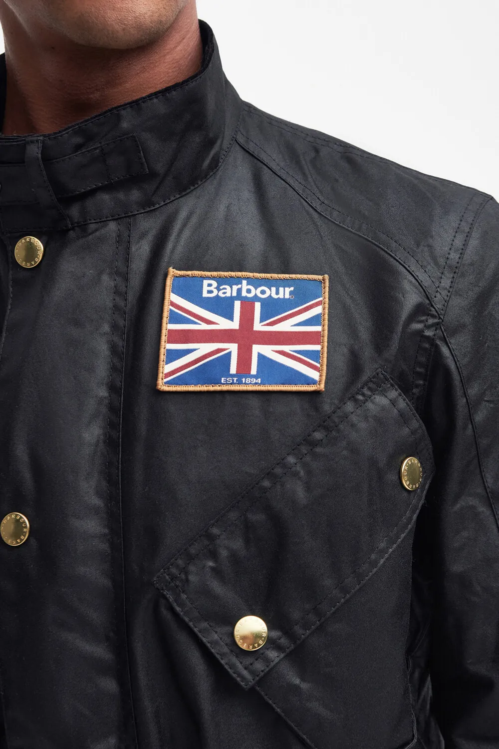 Barbour International Chaqueta Union Jack International Wax