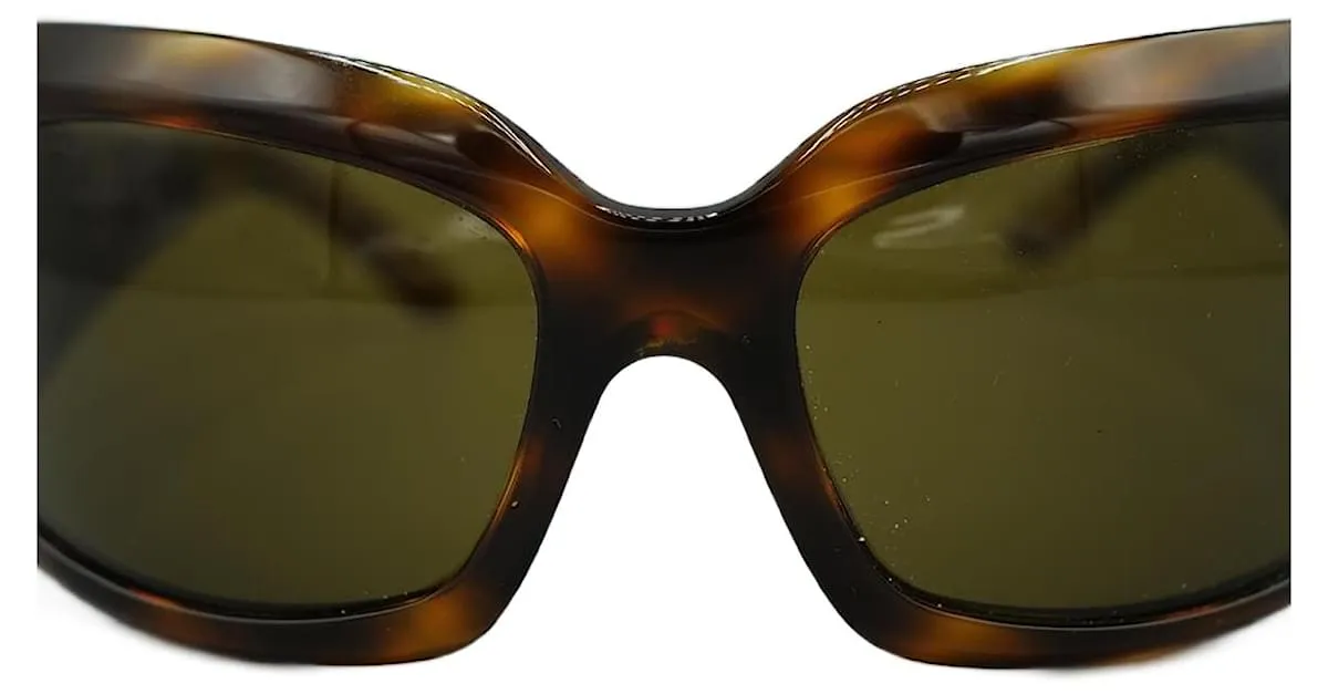 Bulgari Gafas de Sol con Pedrería Castaño 