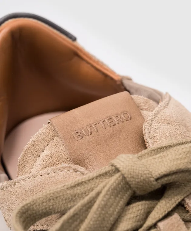 BUTTERO Beige Futura X combination sneakers