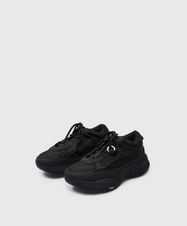 C2H4 Black combined sneakers QUARK Alpha