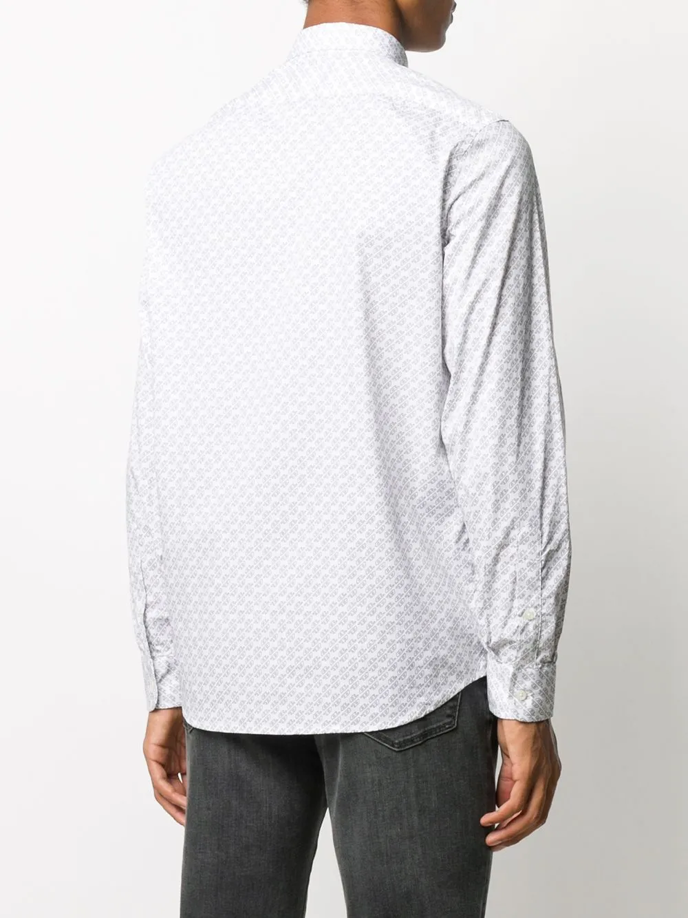 Camisa de hombre logo blanca Diesel