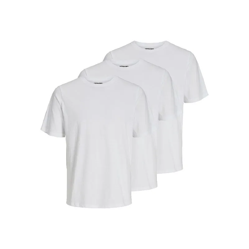  Camisetas manga corta Jack & jones Jacunder Tee Crew Neck 3 Pack Noos