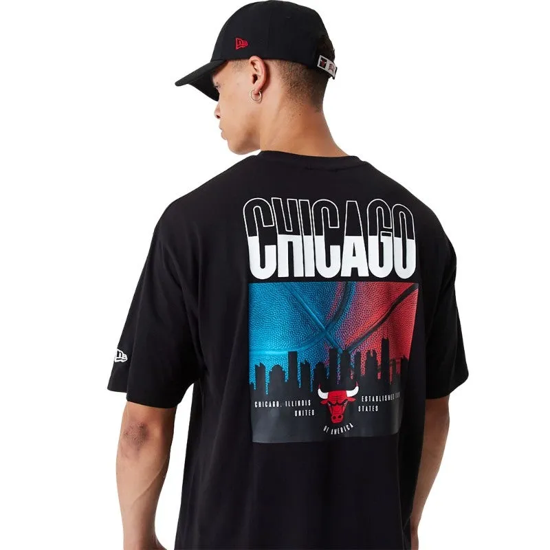  Camisetas manga corta New era Nba City Grphc Bp Os Tee Chibul  Blkfdr