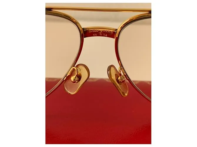 Cartier Gafas de sol Gold hardware 