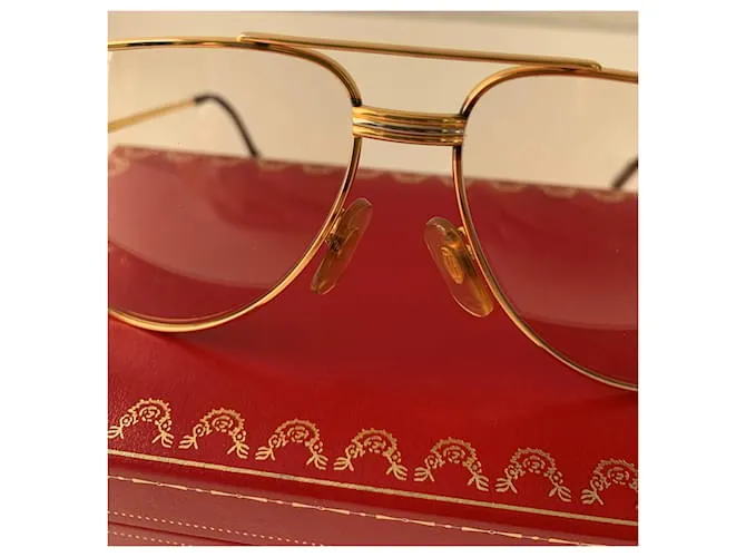 Cartier Gafas de sol Gold hardware 