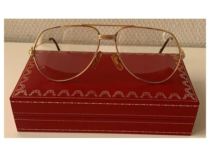 Cartier Gafas de sol Gold hardware 