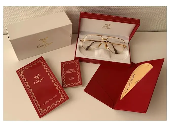 Cartier Gafas de sol Gold hardware 