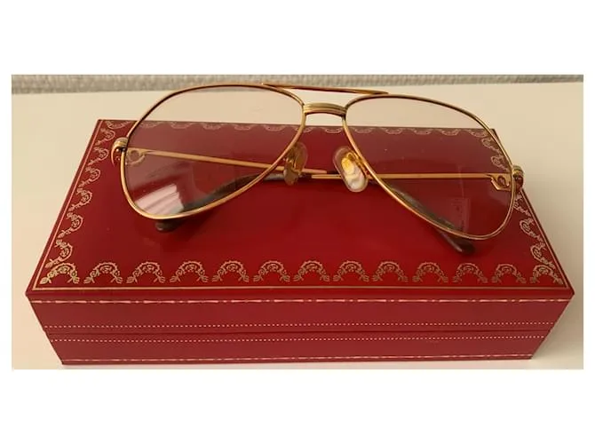 Cartier Gafas de sol Gold hardware 