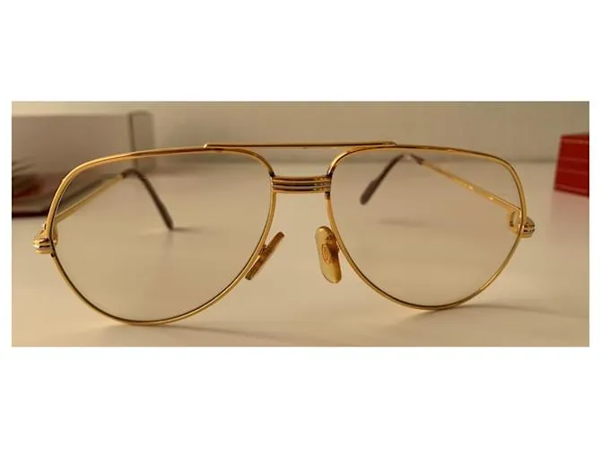 Cartier Gafas de sol Gold hardware 