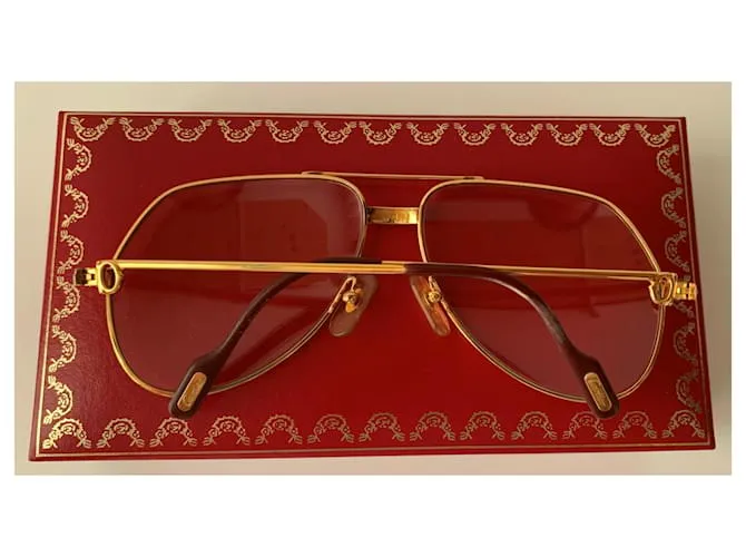 Cartier Gafas de sol Gold hardware 