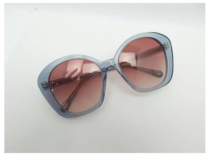 Chloé NUEVE GAFAS DE SOL CHLOE CH0081S PLÁSTICO AZUL 