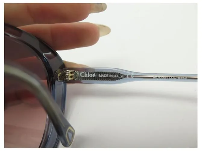 Chloé NUEVE GAFAS DE SOL CHLOE CH0081S PLÁSTICO AZUL 