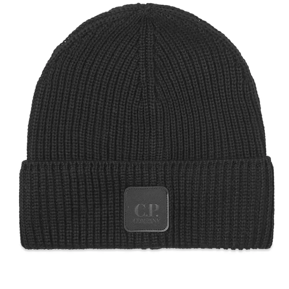 C.P. Company Patch Logo Beanie