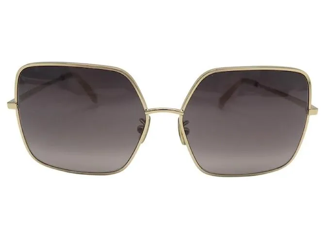 Céline GAFAS DE SOL CELINE CL40078ESTUCHE PARA GAFAS U DE METAL DORADO + GAFAS 