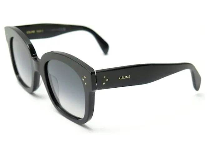 Céline GAFAS DE SOL OVERSIZE CL CELINE4002UN ESTUCHE DE ACETATO NEGRO + GAFAS DE SOL 