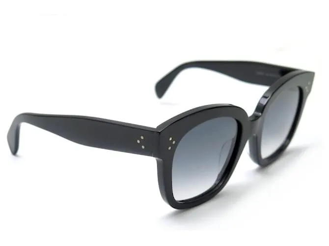 Céline GAFAS DE SOL OVERSIZE CL CELINE4002UN ESTUCHE DE ACETATO NEGRO + GAFAS DE SOL 