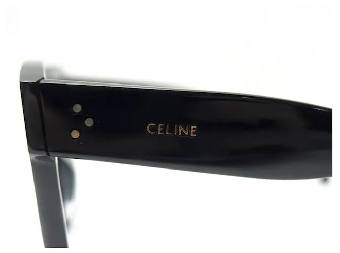 Céline GAFAS DE SOL OVERSIZE CL CELINE4002UN ESTUCHE DE ACETATO NEGRO + GAFAS DE SOL 