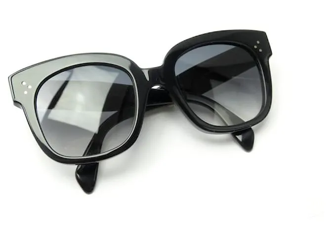 Céline GAFAS DE SOL OVERSIZE CL CELINE4002UN ESTUCHE DE ACETATO NEGRO + GAFAS DE SOL 