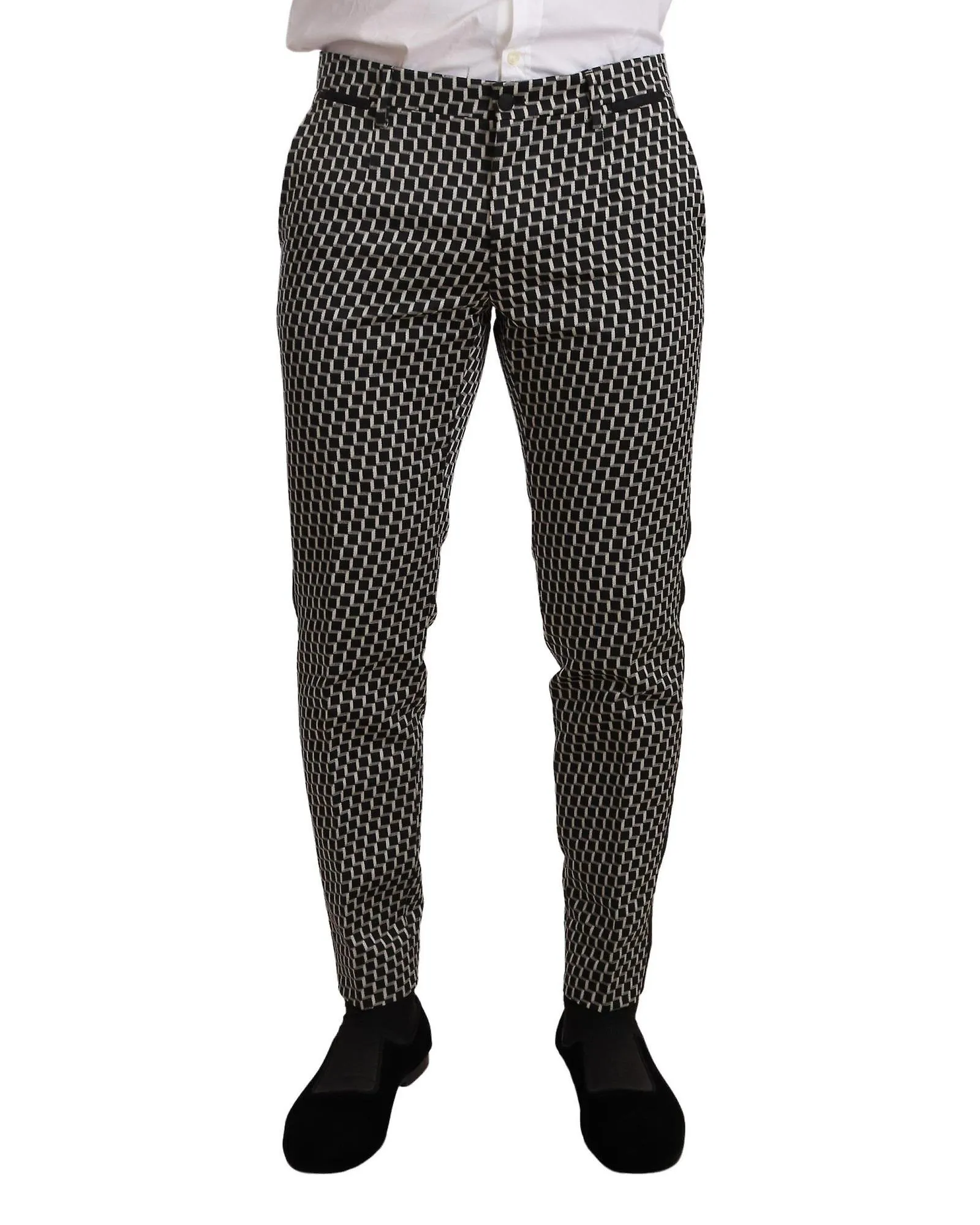 Dolce & Gabbana Check Pattern Three Piece Suit