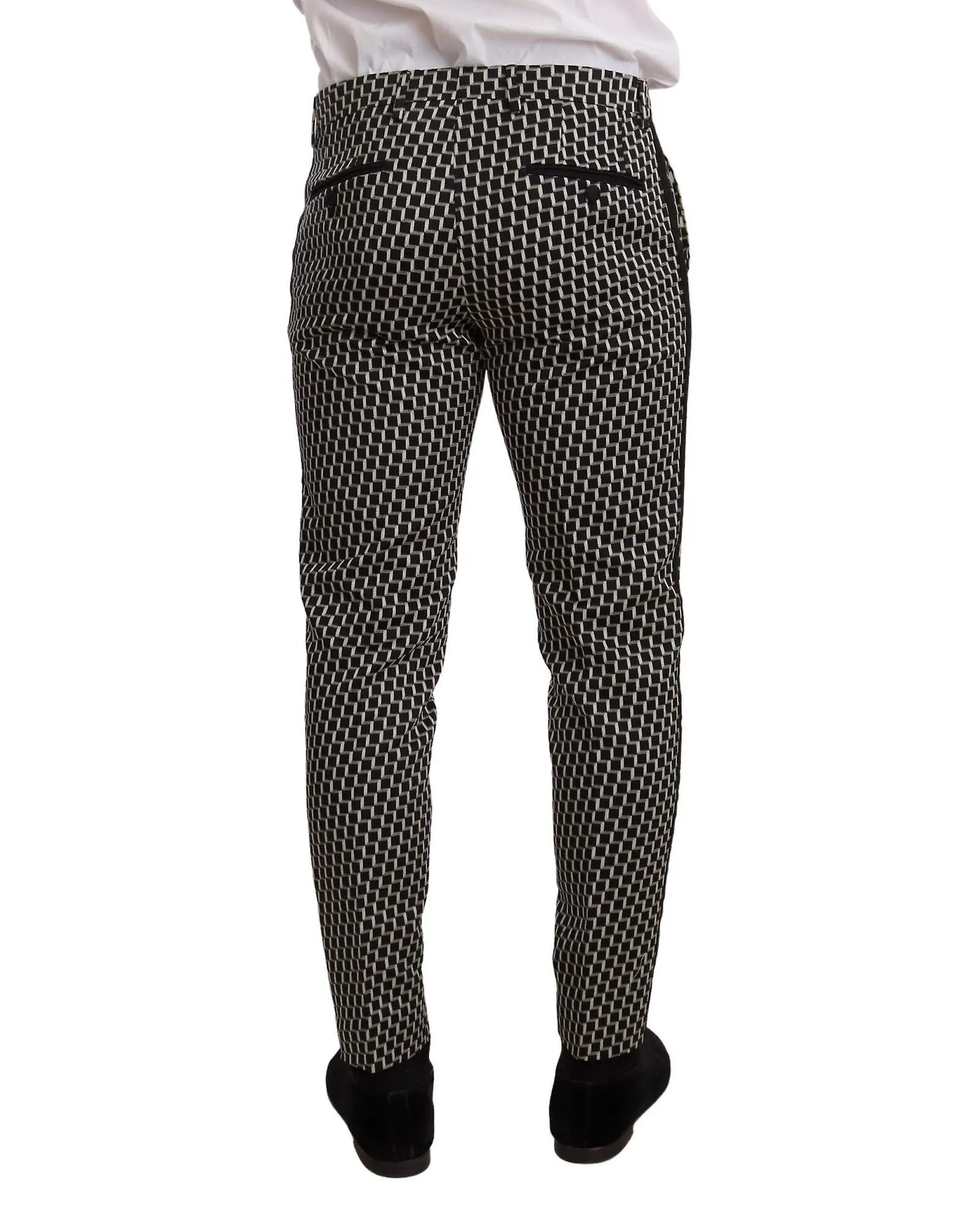 Dolce & Gabbana Check Pattern Three Piece Suit