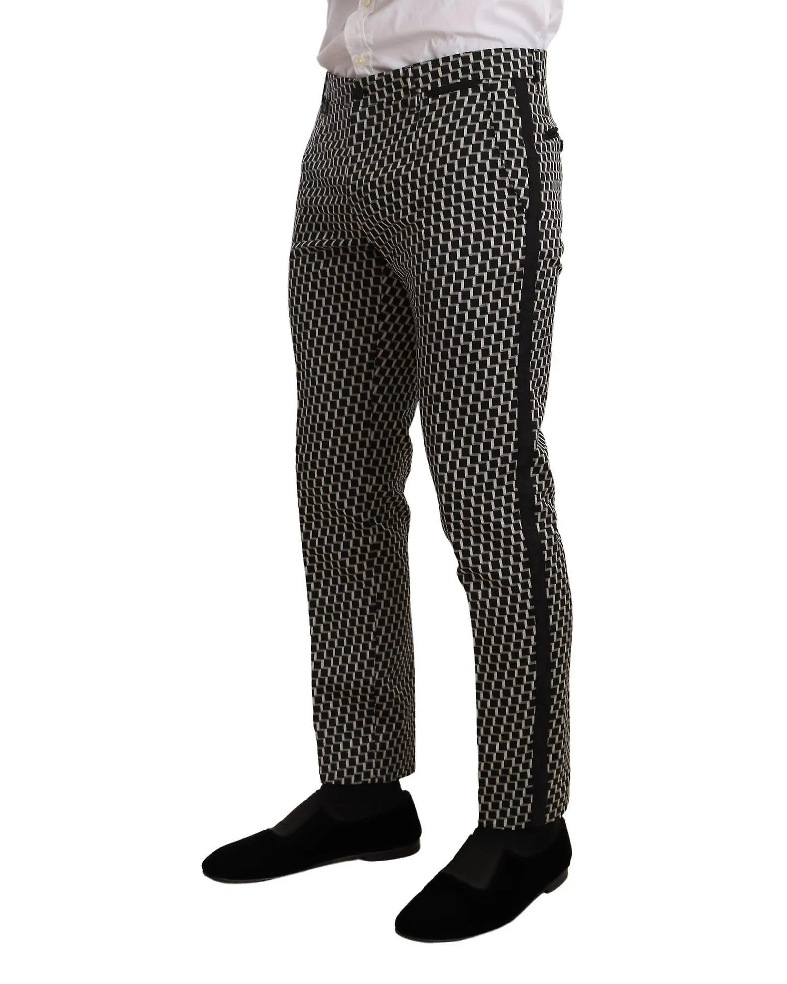 Dolce & Gabbana Check Pattern Three Piece Suit