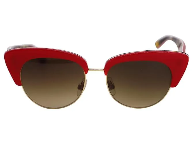 Dolce & Gabbana DG 4277 Gafas de sol en metal rojo Roja 