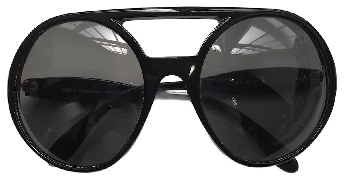 DOLCE & GABBANA Gafas de sol T.  el plastico Negro 