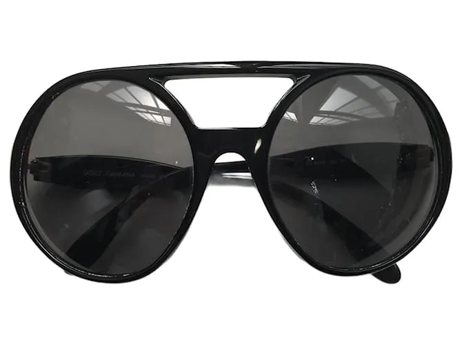 DOLCE & GABBANA Gafas de sol T.  el plastico Negro 