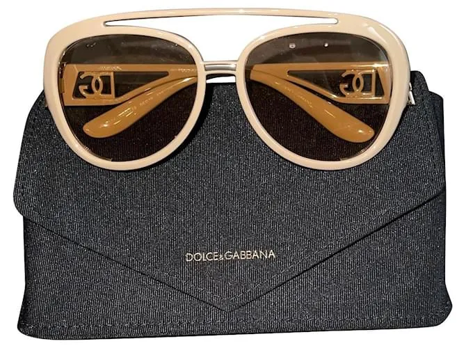 Dolce & Gabbana Hermosas gafas de sol, Flamante Castaño 