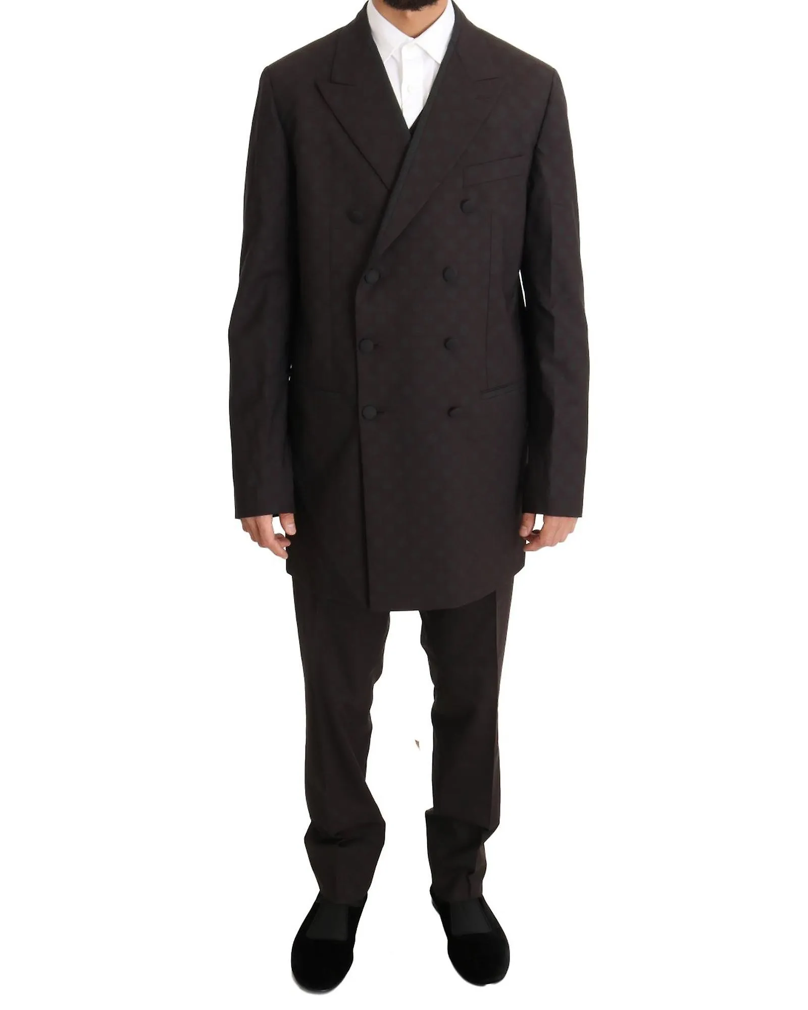 Dolce & Gabbana Wool Stretch 3 Piece Suit