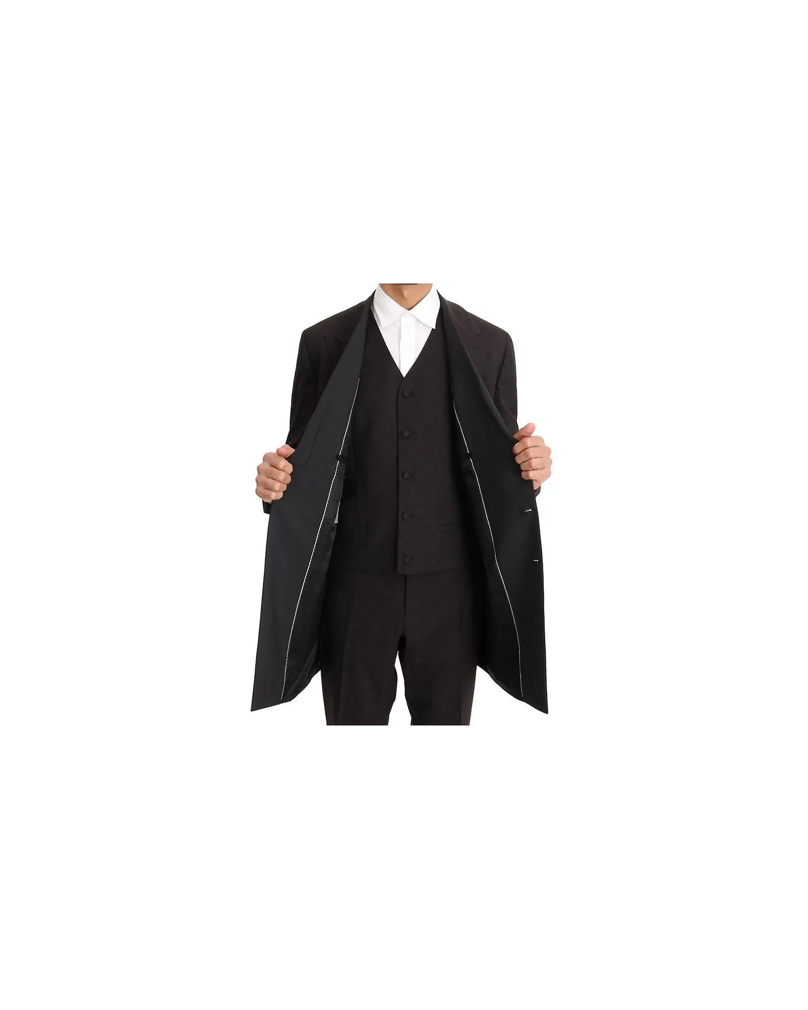 Dolce & Gabbana Wool Stretch 3 Piece Suit