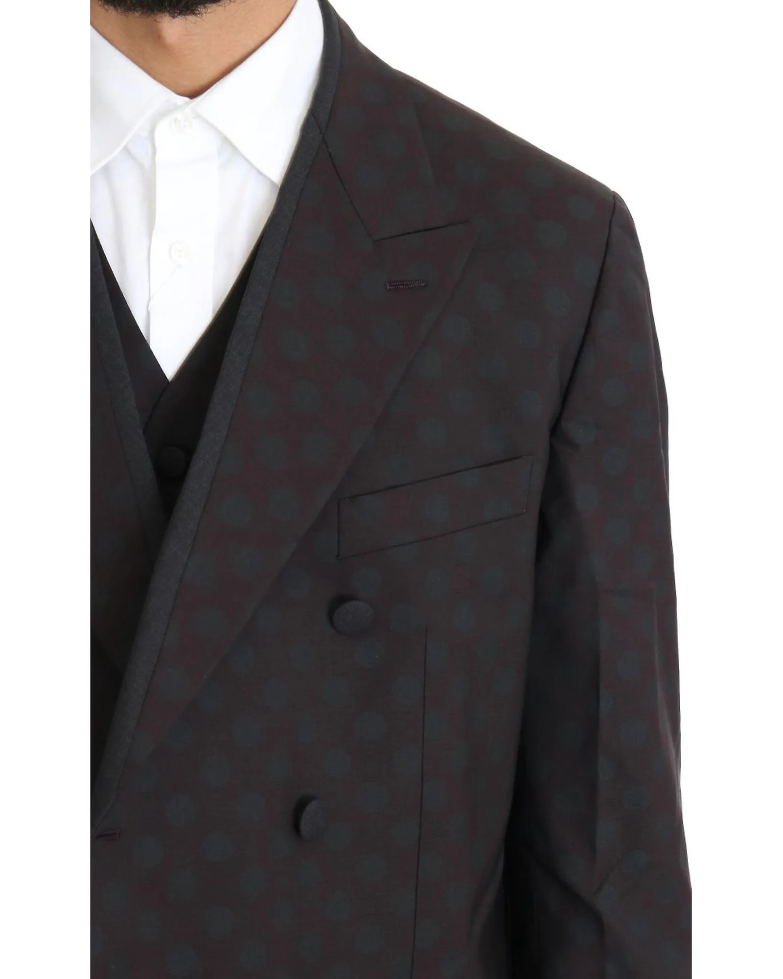 Dolce & Gabbana Wool Stretch 3 Piece Suit