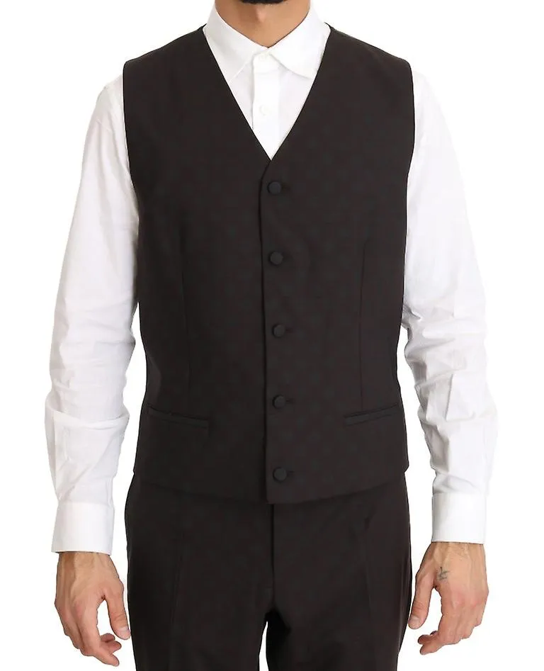 Dolce & Gabbana Wool Stretch 3 Piece Suit